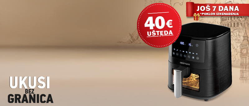 Samo još 7 dana! AIR FRYER PRIME UZ -40%!