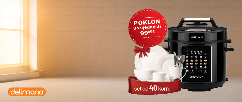 Električni ekspres lonac i multicooker + POKLON