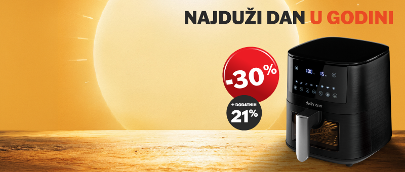 AIR FRYER PRIME ZA NAJDUŽI DAN