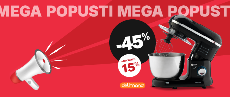 DELIMANO KUHINJSKI ROBOT NA MEGA POPUSTU
