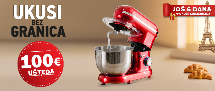 JOŠ SAMO 6 DANA! 100 € UŠTEDE UZ KUHINJSKI PRO ROBOT!