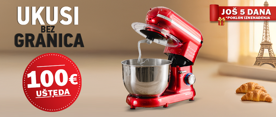 JOŠ SAMO 5 DANA! 100 € UŠTEDE UZ KUHINJSKI PRO ROBOT!