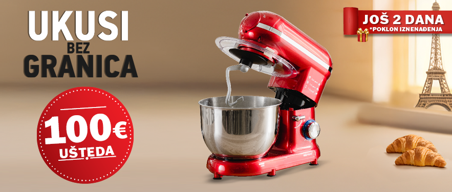 JOŠ SAMO 2 DANA! 100 € UŠTEDE UZ KUHINJSKI PRO ROBOT!