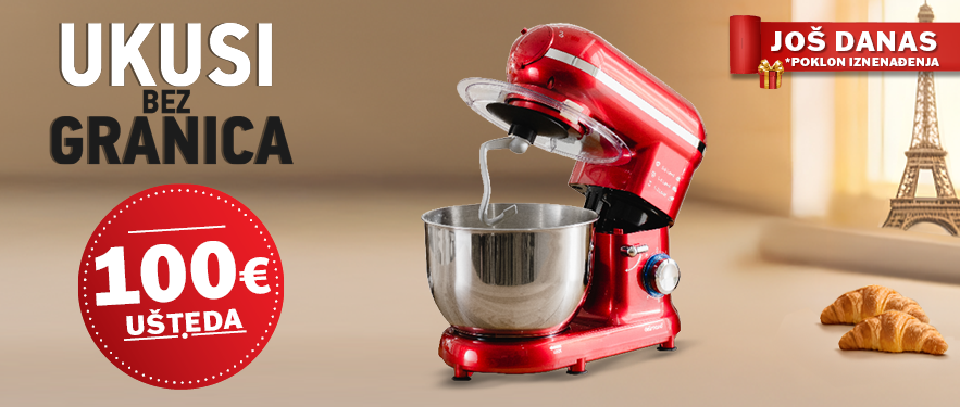 JOŠ SAMO DANAS! 100 € UŠTEDE UZ KUHINJSKI PRO ROBOT!