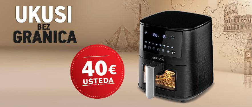 AIR FRYER PRIME UZ -40%! SAMO TOKOM DELIMANO MJESECA!