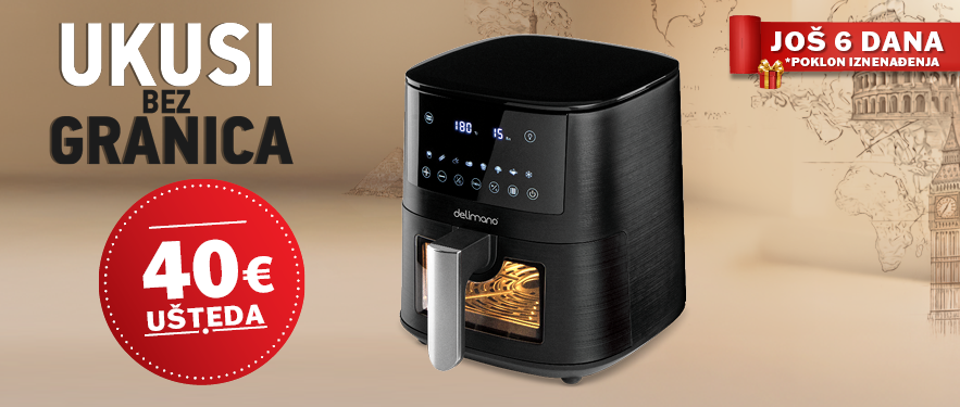 Samo još 6 dana! AIR FRYER PRIME UZ -40%!