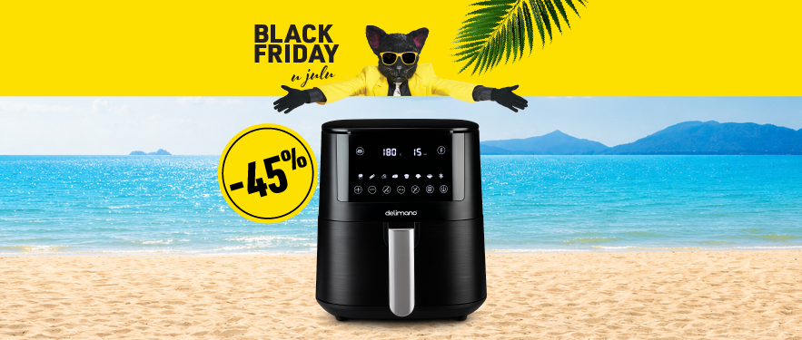 Black Friday u julu – Delimano Air Fryer Plus 4L – popust -45%