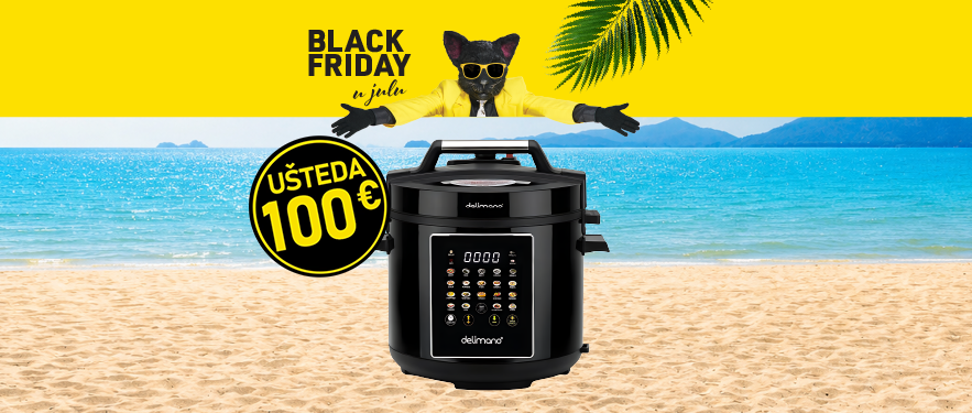 Black Friday u julu – Delimano Pro Pressure Multicooker 