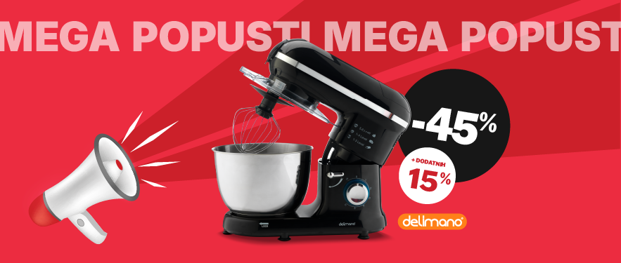 DELIMANO KUHINJSKI ROBOT NA MEGA POPUSTU