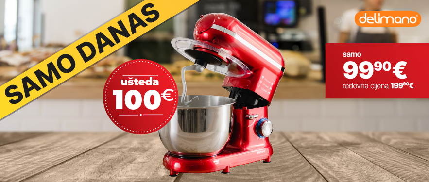 KUHINJSKI PRO ROBOT UZ -100€ UŠTEDE! SAMO DANAS 18.07!