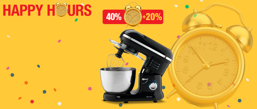 HAPPY HOURS: KUHINJSKI ROBOT UZ DODATNIH +20%!