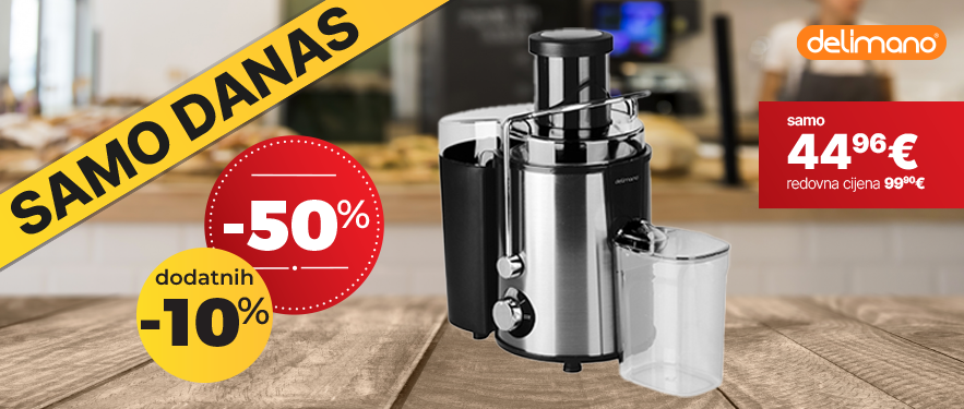 Sokovnik uz 50 + DODATNIH -10% POPUSTA! SAMO DANAS 21.03!