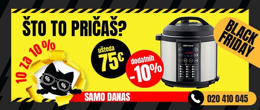 El. Lonac i Multicooker uz 75 € uštade + dodatnih 10%!