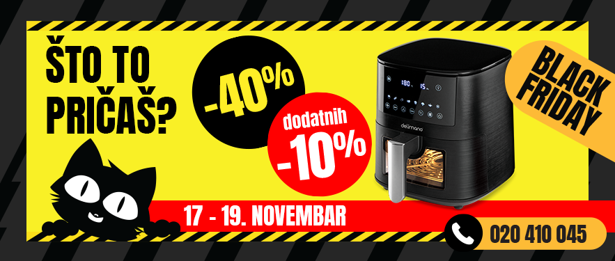 Air Fryer Pirme uz -40% + dodatnih 10%! Samo do 19.11!