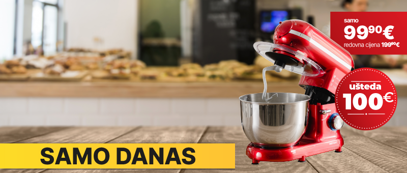 KUHINJSKI PRO ROBOT UZ -100€ UŠTEDE! SAMO DANAS 18.07!