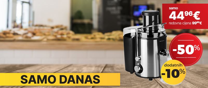 Sokovnik uz 50 + DODATNIH -10% POPUSTA! SAMO DANAS 21.03!