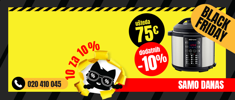 El. Lonac i Multicooker uz 75 € uštade + dodatnih 10%!