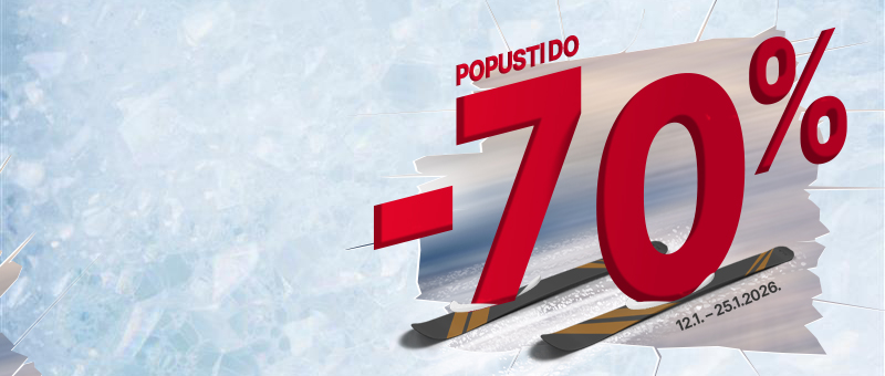 LEDENO SNIŽENJE DO -70%! SAMO DO 25.01!